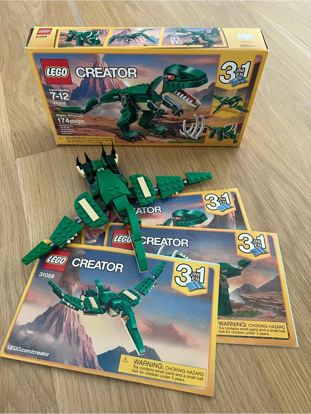 Lego Creator Green 3-in-1 31058
